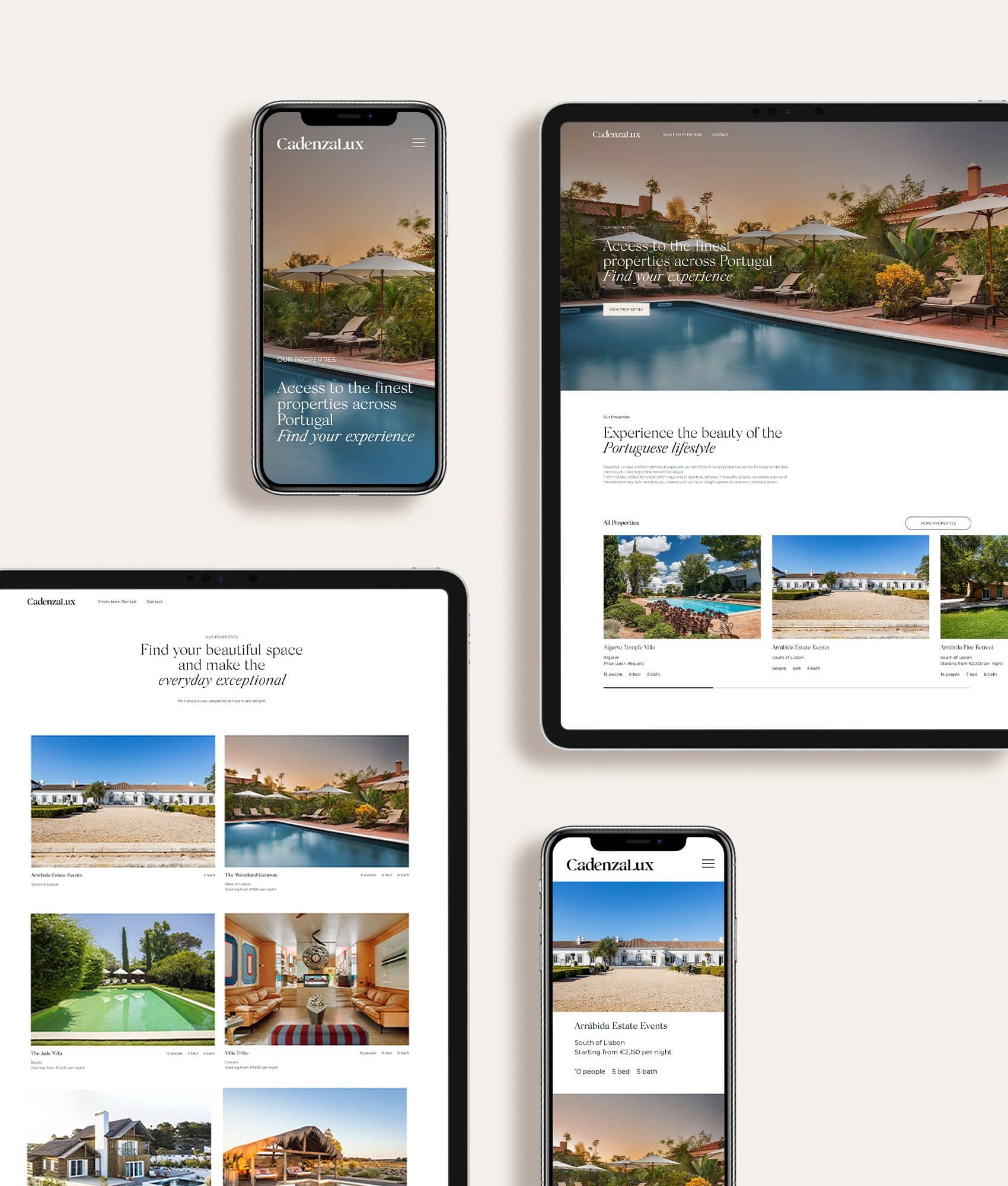 Luxury Brand Agency, Felix&Friends, Brand Agency, Digital Agency, Holiday Rentals, CadenzaLux, Cadenza, Design agency, Digital Design, Brand Strategy, Felix and Friends, Brand Identity, Bespoke Web Design, Crafting brands, Storytelling, Lifestyle