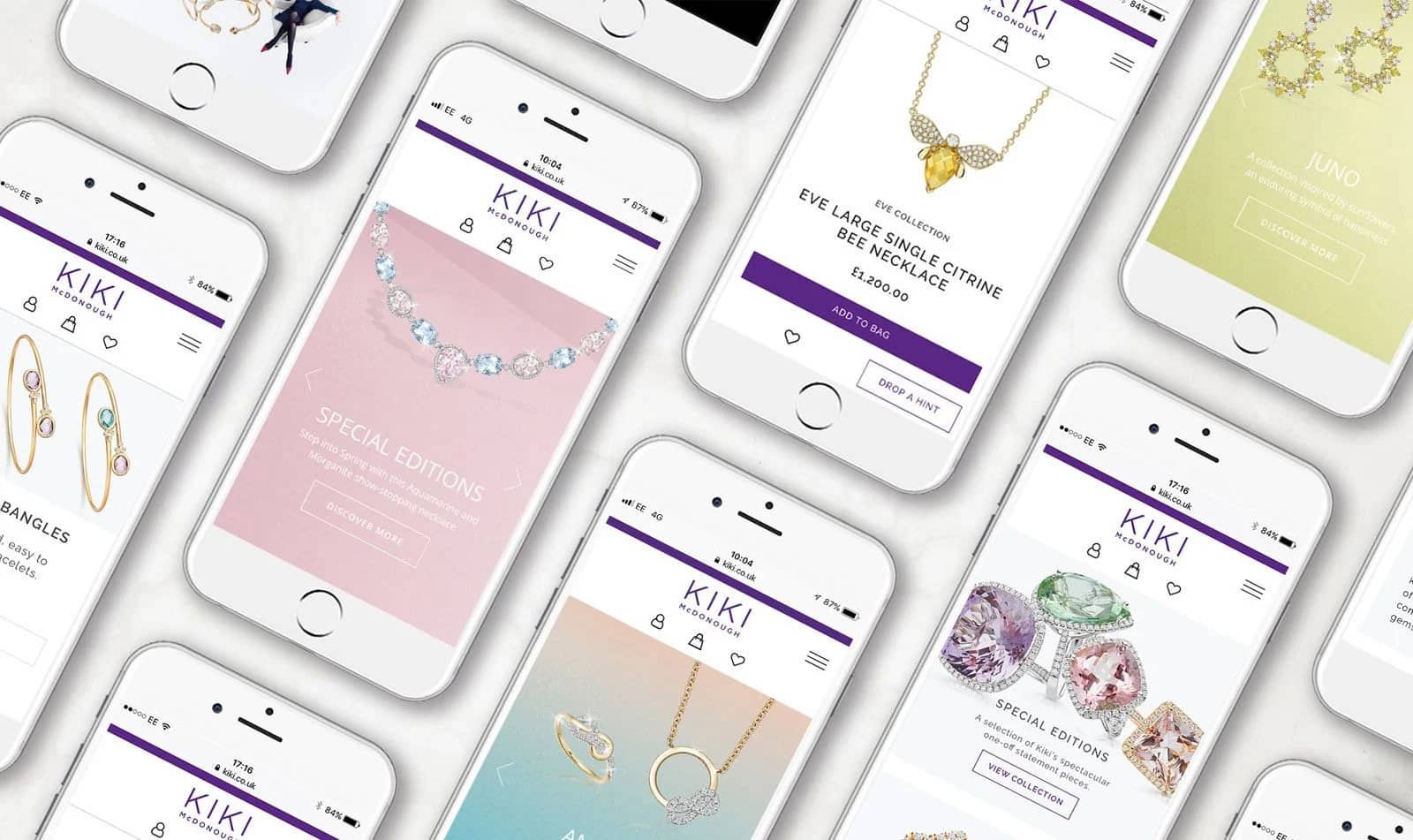 Kiki, Kiki McDonough, jewellery, Kiki Jewellery, Felix and Friends, Luxury Brand Agency, Felix&Friends, Brand Agency, Digital Agency, Design agency, Digital Design, Brand Strategy, Brand Identity, Web Design, Web Agency