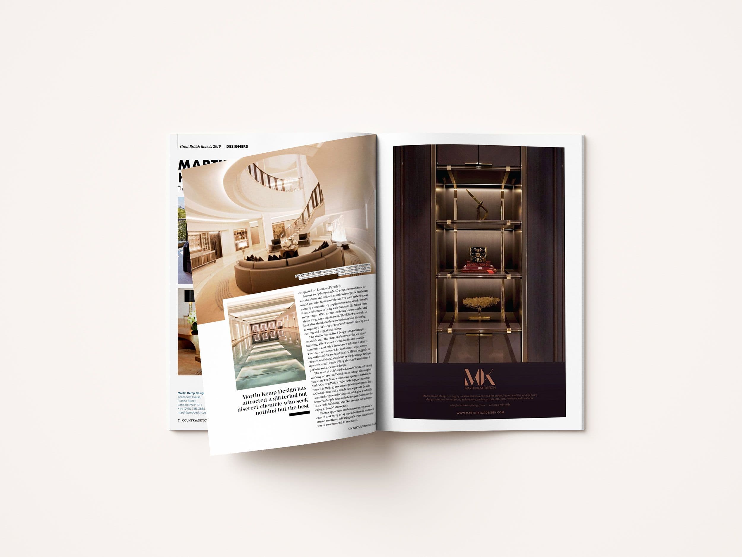 Martin Kemp Design Advertising Campaign