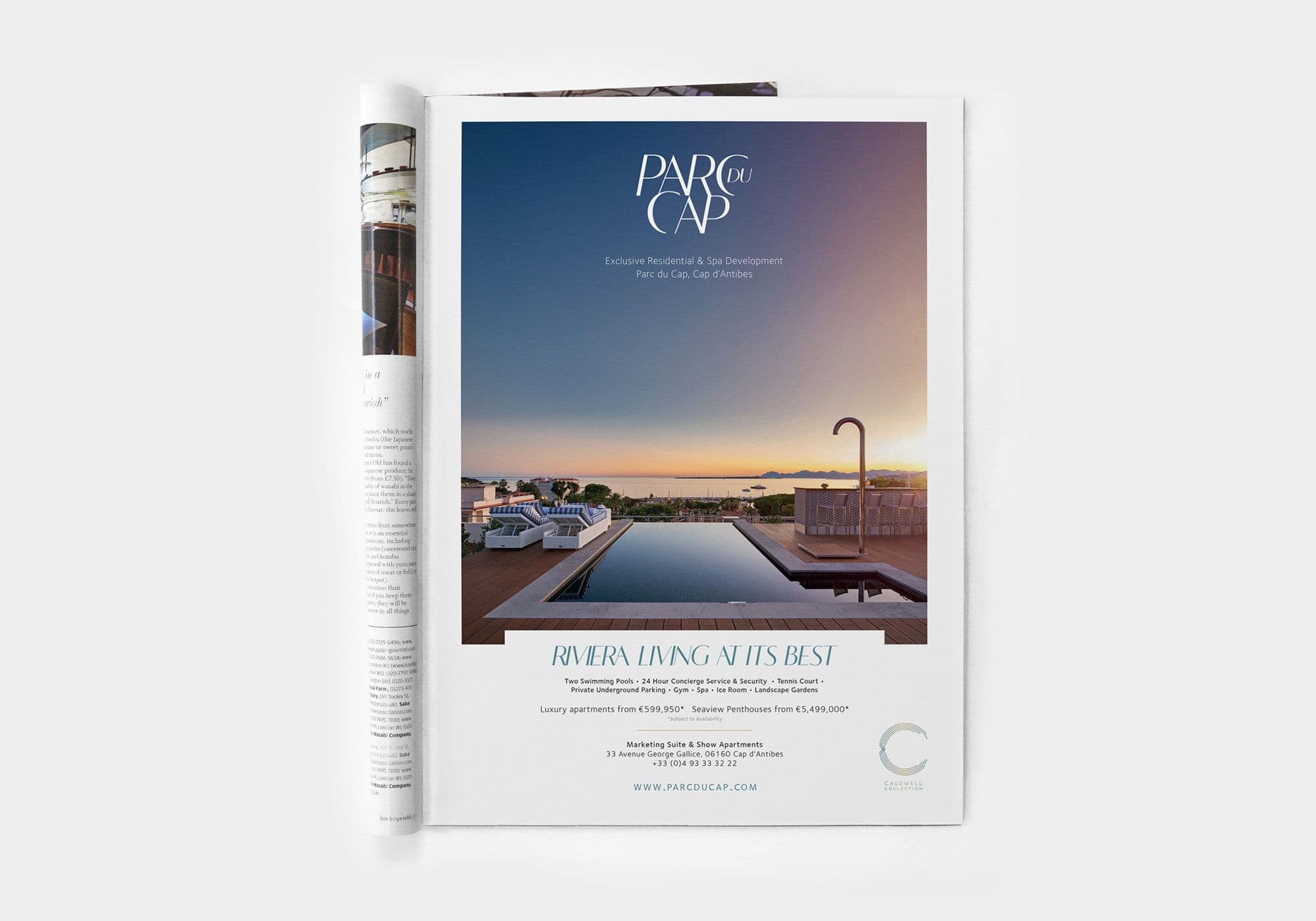 Caudwell, Parc du cap, Real Estate, Felix and Friends, Luxury Brand Agency, Felix&Friends, Brand Agency, Digital Agency, Design agency, Digital Design, Brand Strategy, Brand Identity, Web Design, Crafting brands, Web Agency
